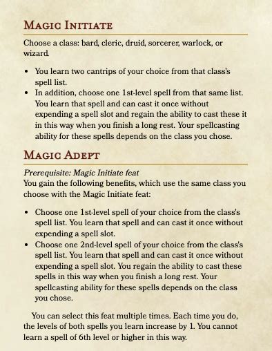 magic initiate feat dnd 5e|dungeons and dragons 5e magic items.